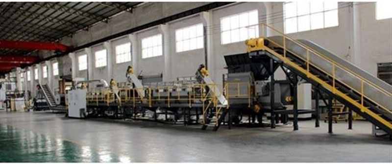 Dây chuyền nghiền và làm sạch màng PE/PP thực tế 2