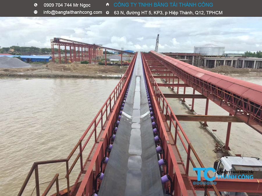 Dây chuyền băng tải khai thác mỏ