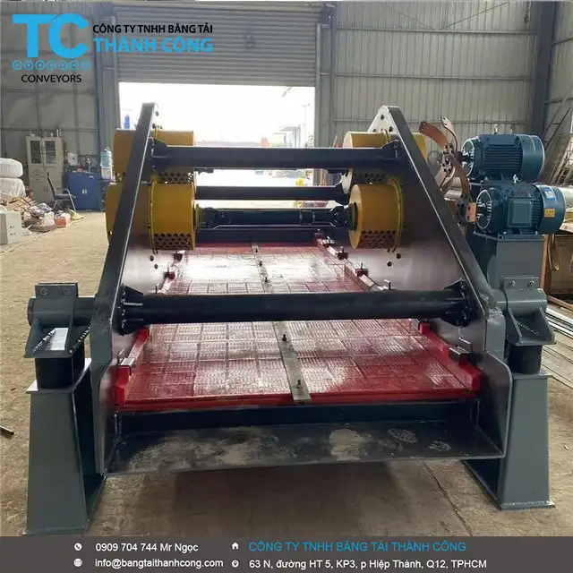 Máy sàng rung cấp liệu cát sỏi